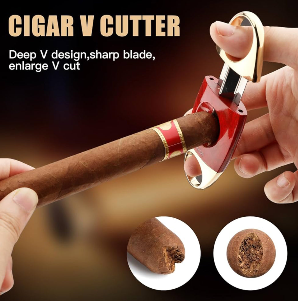 V shaped cigar cutter