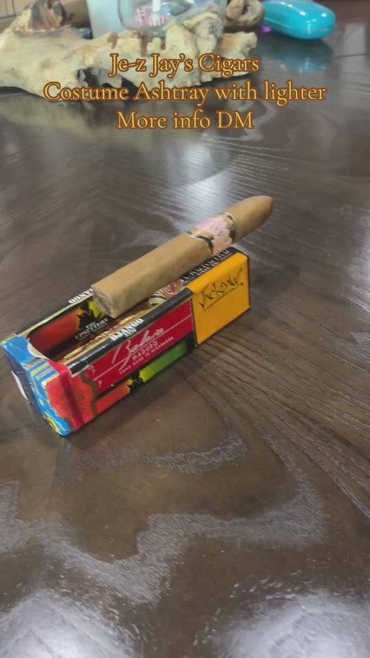 Jer-Z Jay’s Custom Ashtray + 4-Torch Lighter Combo