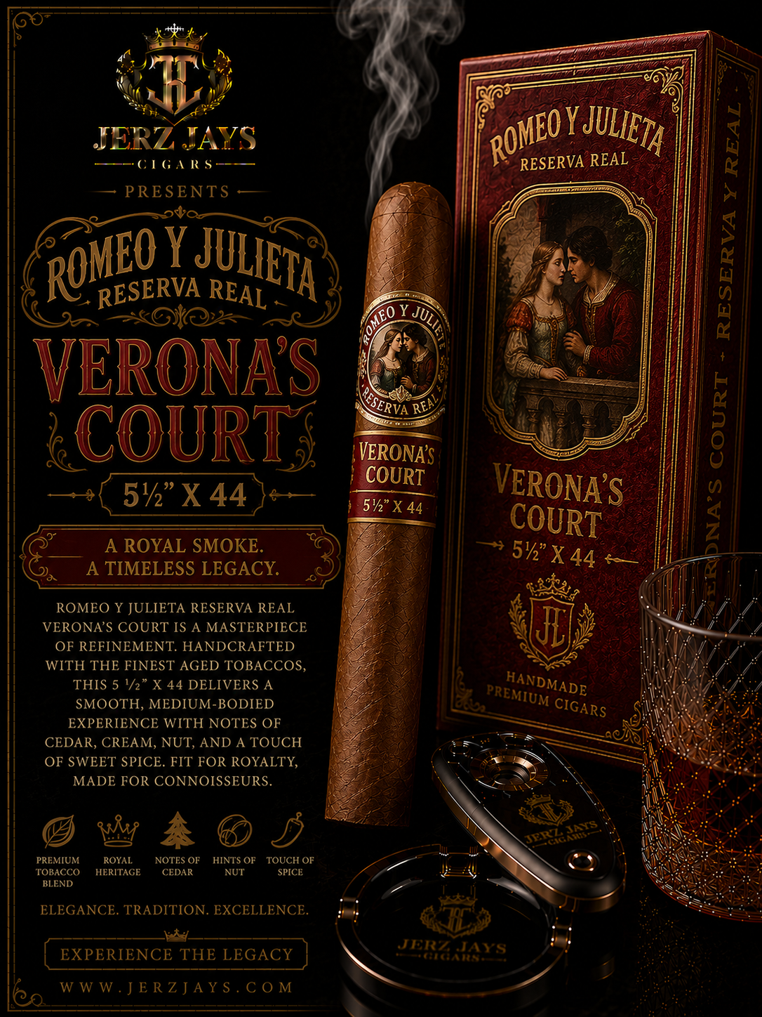 Romeo y Julieta Reserva Real Verona's Court 5"1/2 * 44