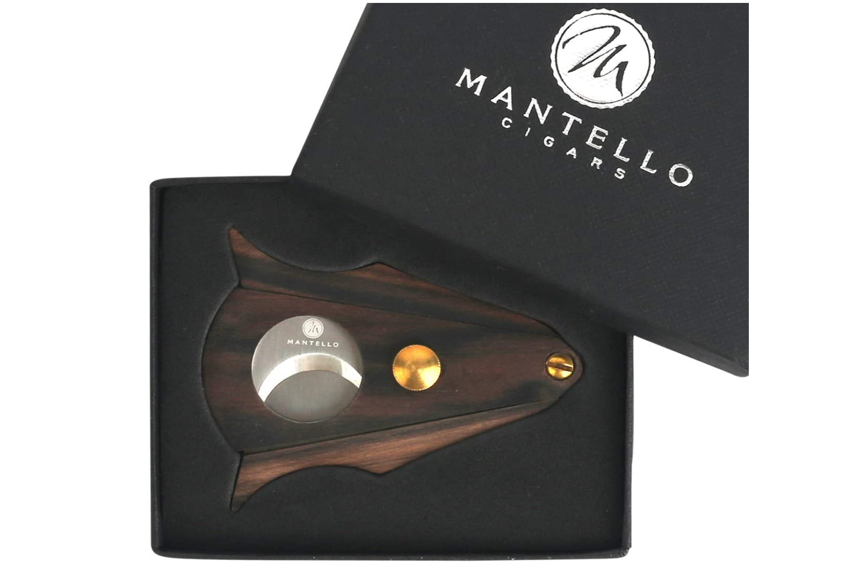 Mantello Leather Cigar Case with Lighter and Cutter