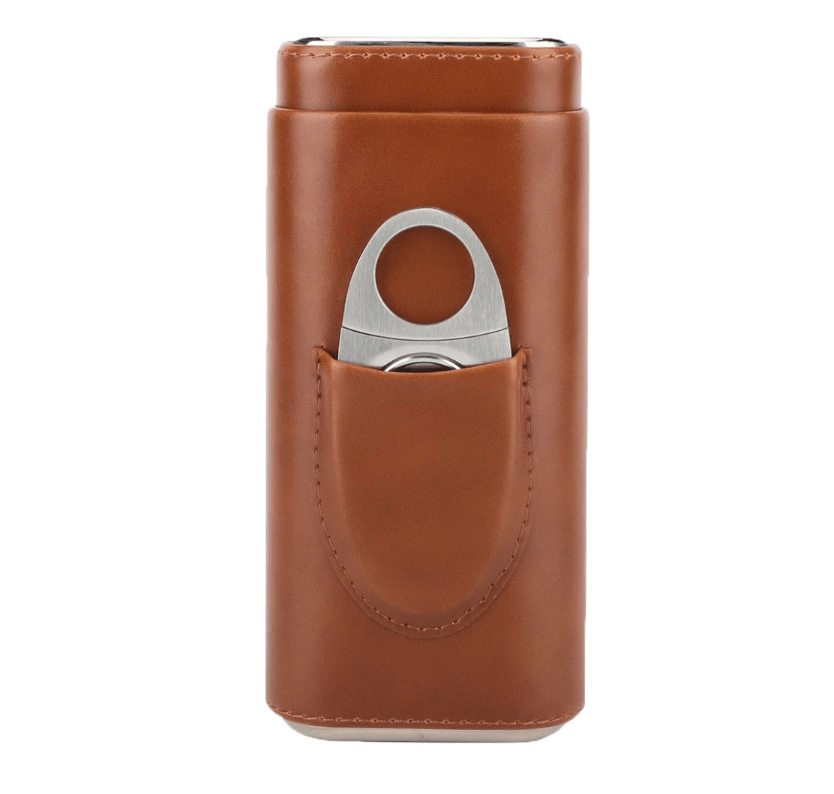 3 Finger Portable Cigar Humidor case - Jer - Z Jay's Cigars