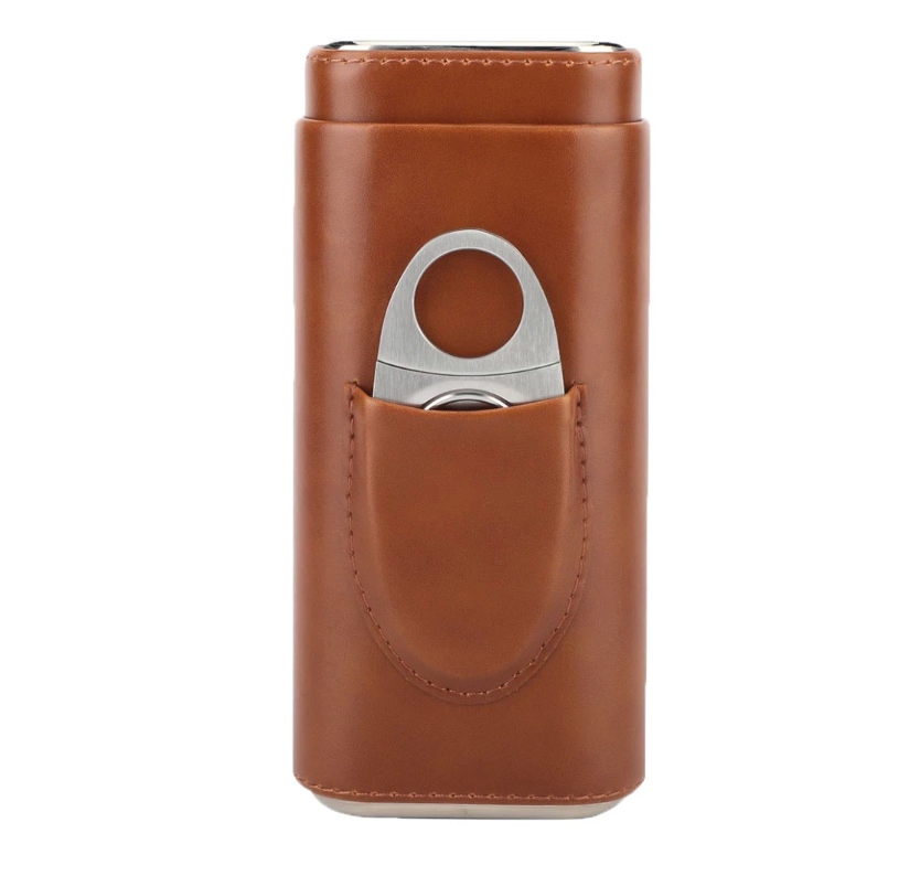 3 Finger Portable Cigar Humidor case