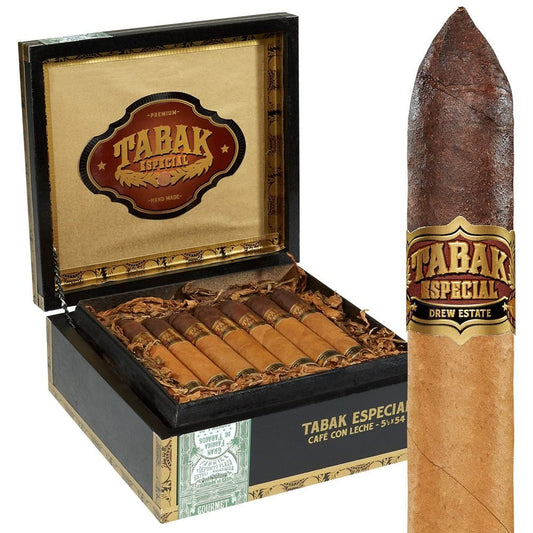 Drew Estate Tabak Especial Cafe con Leche (Belicoso) (5.5"x54 - Jer - Z Jay's Cigars